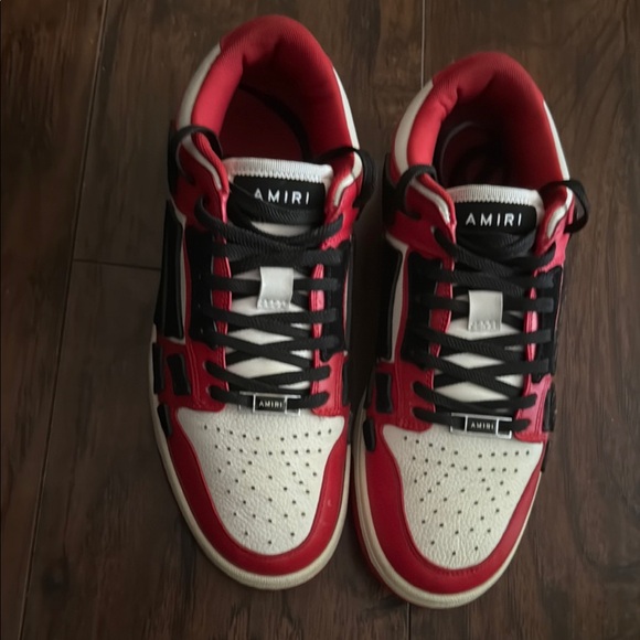 AMIRI Red and White Men's Sneakers - Picture 1 of 3